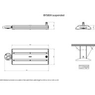 Dimension Drawing (without table) - BY580X 130S/840 SIA HE WB GC SI H4