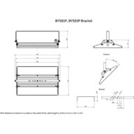 Dimension Drawing (without table) - BY581P 250S/840 DIA WB GC SI BR
