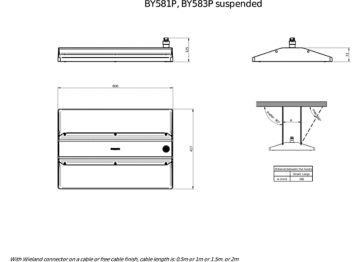 Dimension Drawing (without table) - BY581P 250S/840 DIA HE MB GC SI
