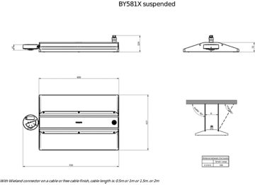 Dimension Drawing (without table) - BY581X 350S/840 SIA WB GC SI H4