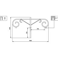 Dimension Drawing (without table) - JSB700 MBP-T 750 60 RAL