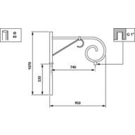 Dimension Drawing (without table) - JSB700 MBP 750 60 RAL