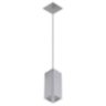 Calculite 3" square pendant cable downlight cylinder