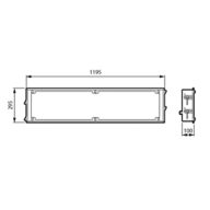 Dimension Drawing (without table) - CR350B LED60S/940 PSU W30L120