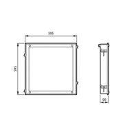 Dimension Drawing (without table) - CR350B LED60S/840 PSD W60L60