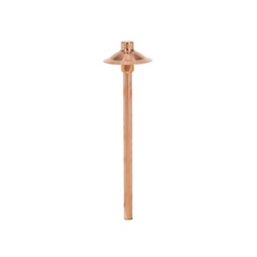 Path Light, w/ Stake, Copper, 2W LED, 3000K, 12V