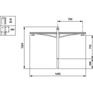Dimension Drawing (without table) - JGB794 MBP-T 750 60 BK