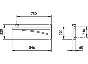 Dimension Drawing (without table) - JGB795 MBW 750 BK