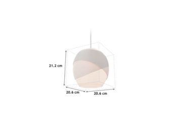 Dimension Drawing (without table) - TCPL00 S WH300 T101 WH T WH E27 N