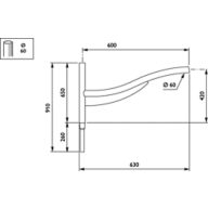 Dimension Drawing (without table) - JSB435 MBP-S 1200 60 RAL