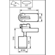 Dimension Drawing (without table) - ST770T 27S/827 DIA-VLC OVL-V WH