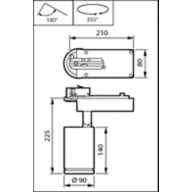 Dimension Drawing (without table) - ST770T LED49S/830 PSU HMB SI
