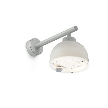 Copenhagen LED gen2 mini wall-arm with translucent canopy and bottom SR  socket