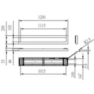 Dimension Drawing (without table) - SM136V G4 43S/840 WIA W20L120 OC
