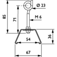 Dimension Drawing (without table) - LL200Z CB WH (5PCS)