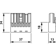 Dimension Drawing (without table) - LL200Z EC7-M-F (5PCS)
