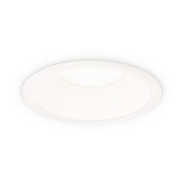 Plafonnier extérieur LED rond blanc IP44 24W Canadien by Sulion