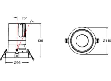 Dimension Drawing (without table) - RS378B P12 930 PSD VWB WP D100M-WHPROCAU