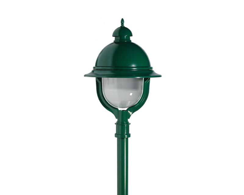 Large Led Post Top Luminaire 20W 2800lm LED 120 Degree Post Top