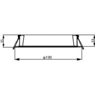 Dimension Drawing (without table) - DN200 G3 LED15 865 16W D175 CN