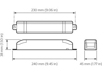 Dimension Drawing (without table) - DMAL120F