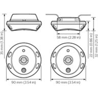 Dimension Drawing (without table) - DUS804CS-UP