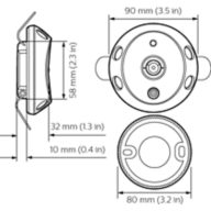 Dimension Drawing (without table) - DUS804CS-UP