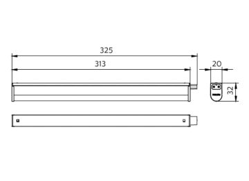 Dimension Drawing (without table) - BN158C LED4/SCCT L300 GM