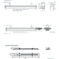 Dimension Drawing (without table) - BN310P LED160/840 SRD H4 HRO L1700 WH
