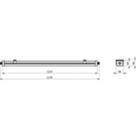 Dimension Drawing (without table) - WT490C 64S/840 PSD WB ELD3 TW1 PI7 L1200