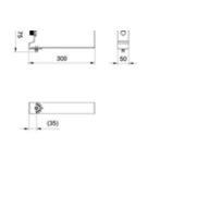 Dimension Drawing (without table) - BY121Z G6 BR L300