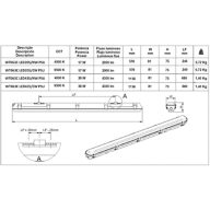 Dimension Drawing (without table) - WT063C LED20S/CW PSU G2