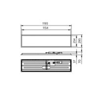 Dimension Drawing (without table) - RC132V G6 40_43S/830_40 WIA 30x120 OC