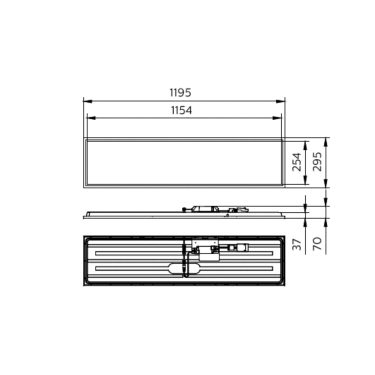 Philips CoreLine Panel gen6, All-in, 31 W, 1200x30 mm | Signify
