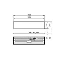 Dimension Drawing (without table) - RC132V G6 36S/840 WIA W30L120 OC