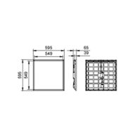 Dimension Drawing (without table) - RC132V G6 36S/840 PSU W60L60 NOC IP65_20