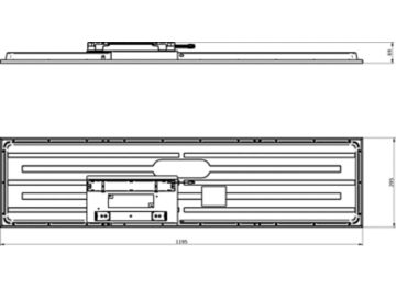 Dimension Drawing (without table) - RC132V G6 36S/840 PSU W30L120 OC ELB3