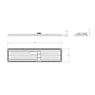 Dimension Drawing (without table) - RC132V G6 43S/840 SIA W30L120 OC IA4