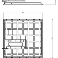 Dimension Drawing (without table) - RC132V G6 36S/840 PSD W60L60 OC ELB3