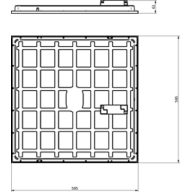 Dimension Drawing (without table) - RC132VG6 29_36_43/830_40 PSU 60x60OC WA3