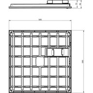Dimension Drawing (without table) - RC132V G6 43S/840 SIA W60L60 OC IA4
