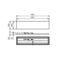 Dimension Drawing (without table) - RC065B G5 34_36S/830_40 PSU 30x120 OC SC
