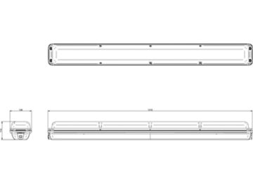Dimension Drawing (without table) - VX200C 64S/840 PSD L1300 WB BR PI5