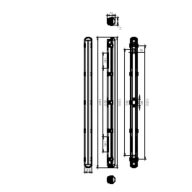 Dimension Drawing (without table) - WT065C G3 LED48S/840 PSU L1200 BN