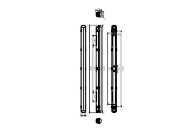 Dimension Drawing (without table) - WT065C G3 LED24S/840 PSU L1200 BN
