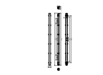 Dimension Drawing (without table) - WT065C G3 LED74S/840 PSU L1500 BN