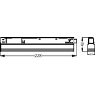 Dimension Drawing (without table) - Mag L Spotlight 5.5W 550lm 40K 24D