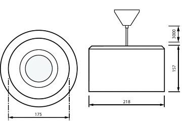 Dimension Drawing (without table) - TC KT PS 20S/830 PSE WH401 T102