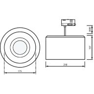 Dimension Drawing (without table) - TC KT PT 20S/830 PSU WH401 T102