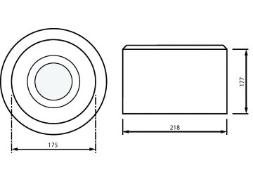 Dimension Drawing (without table) - TC KT S 20S/840 PSE WH401 T102